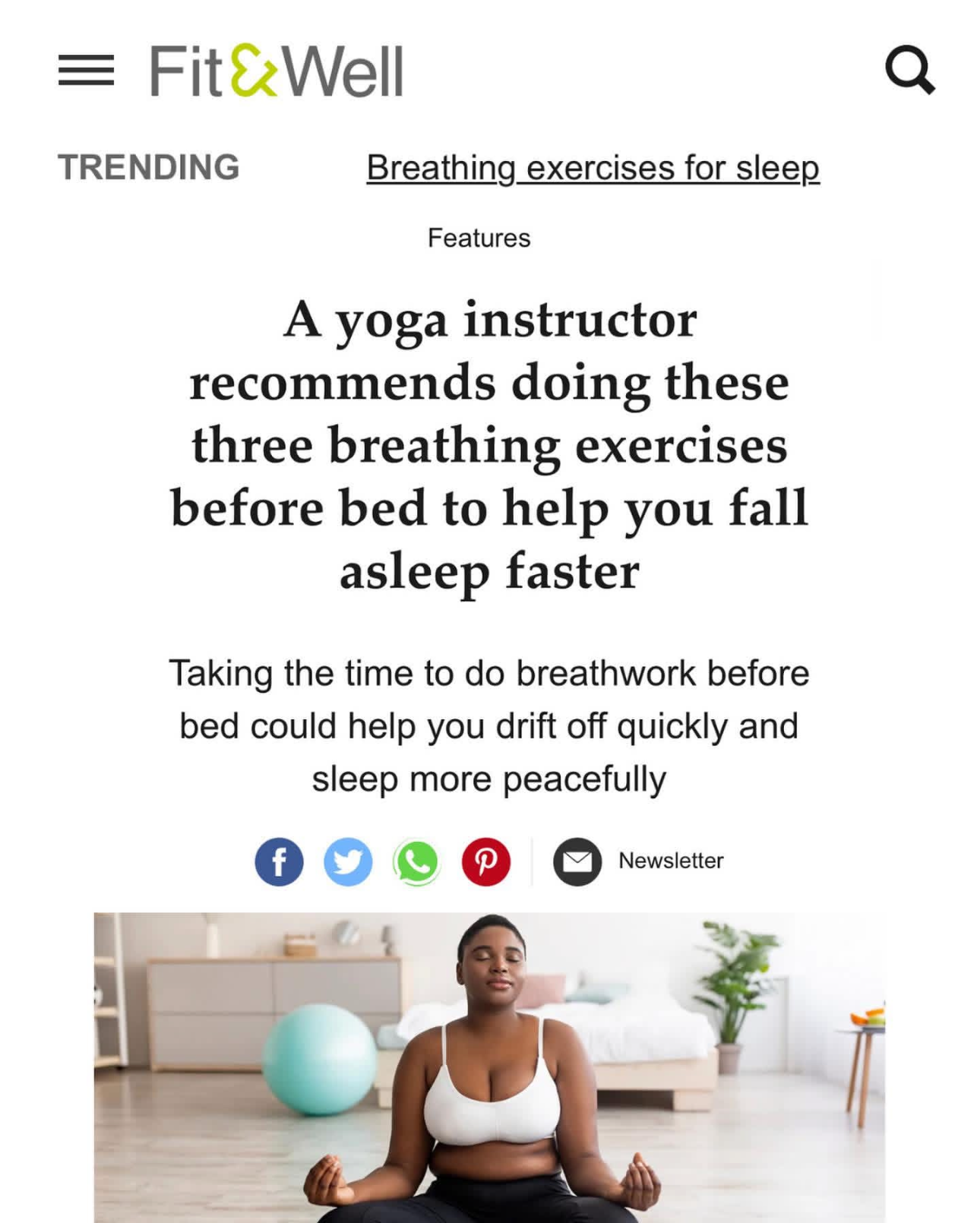 Fit&Well breathing